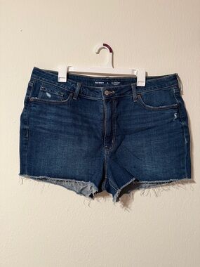 Old Navy Dark Blue Denim Cutoff Shorts